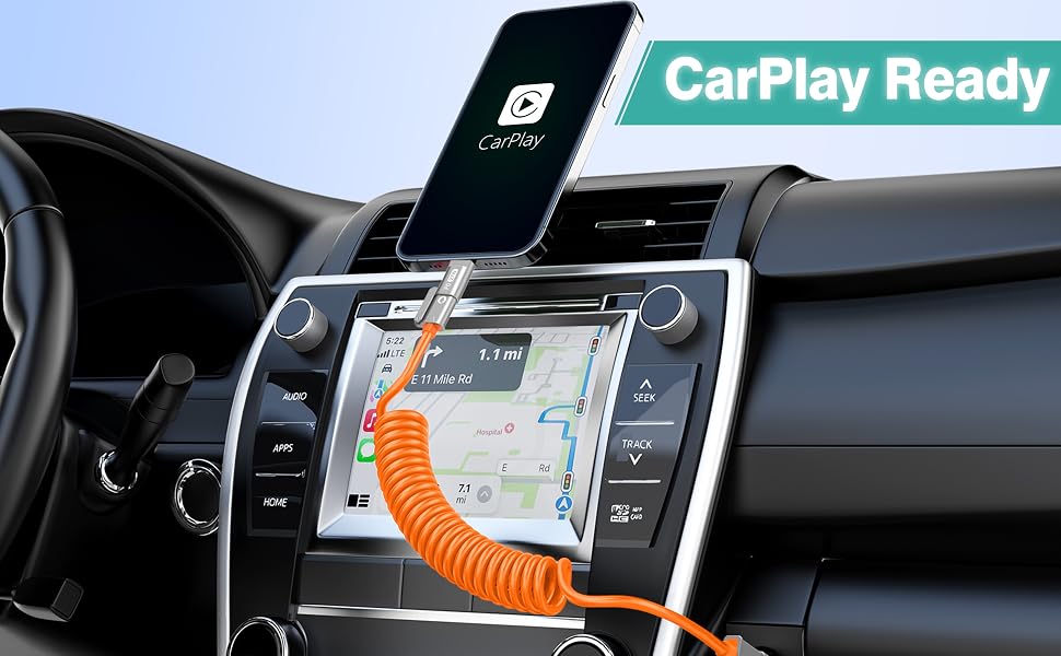 4-in-1 Coiled Multi USB Charging Data Cable
