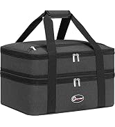 GhvyenntteS Double Insulated Casserole Carrier, Expandable Casserole Carriers for Hot or Cold Foo...