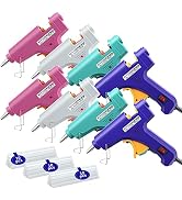 BXBXOLT Hot Glue Gun, 8pcs Mini Hot Glue Gun Kit with 30 Sticks Set, Small Hot Melt Glue Gun for ...