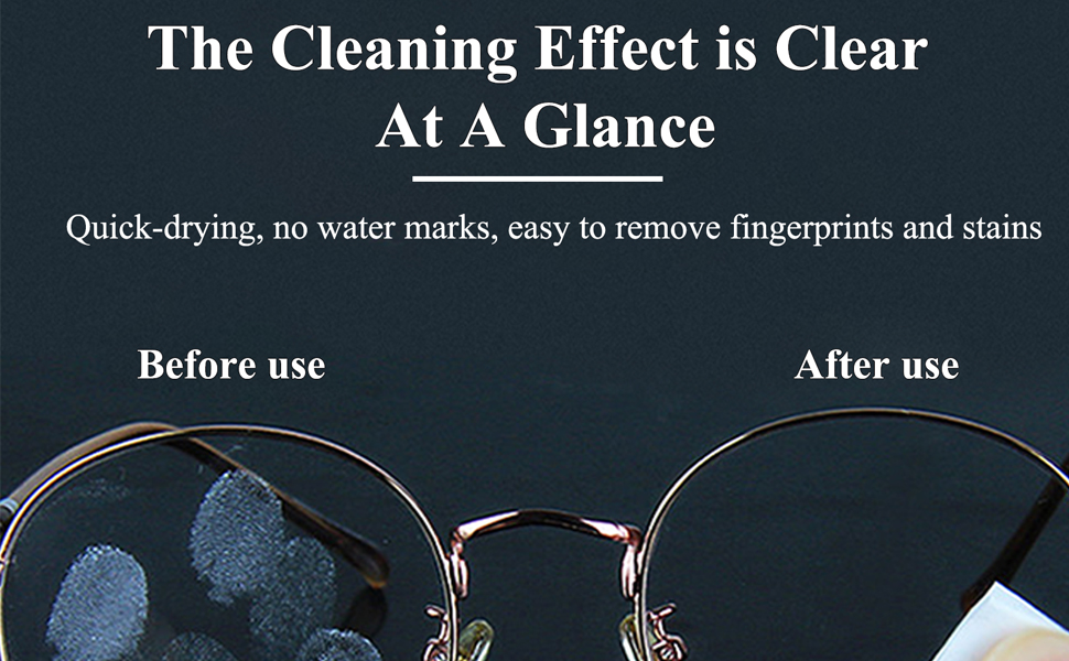 anti fog Glasses cleaner wipes