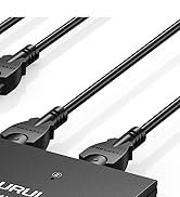 DUOPURUI USB 3.0 Switch 2 Computers Sharing USB C & A Devices,Easy One-Click Device Switching wit...