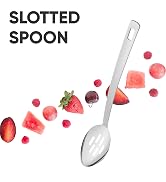 Slotted Serving Spoons 14.6 Inch - Big Spoon with Holes - Slotted Spoon Stainless Steel - Cooking...