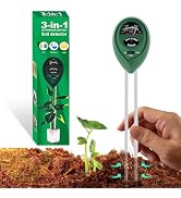 Soil Moisture Soil Tester PH Meter Plant Monitor Sensor for Gardening, Farming Lawn,Test Kit Tool...