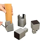 Ezprotekt 2 Inch Chair Risers with Screw Clamp, Heavy Sofa Couch Tables Bed Furniture Risers, Onl...