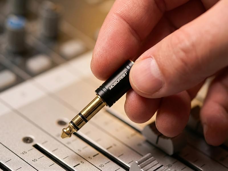 3.5mm to 1/4'' Stereo Audio Adapter, 3.5mm to 1/4'' (6.35mm) Headphone Adapter