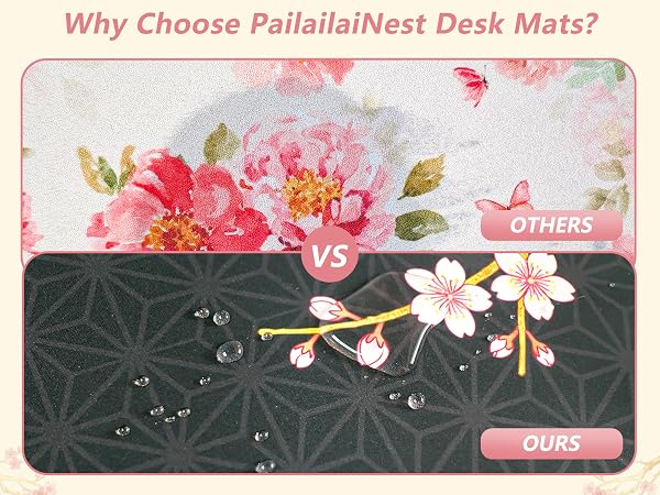 Cherry blossoms desk mats