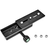 UTEBIT 120mm Quick Release Plate, Tripod Quick Release Plate Fit for Camera Tripod Ball Head, Alu...