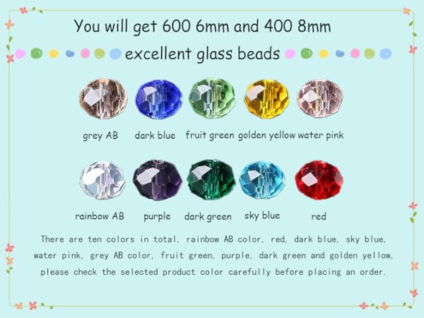 Beads color display picture