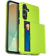 Jiunai for Samsung Galaxy S24 FE Case Card Holder Wallet 2 Card Slot Hidden Pocket Credit Cards I...