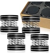 UCINNOVATE 4Pcs Audiophile Aluminum Turntable Isolation Stand Feet, Adjustable Spring Speaker Spi...