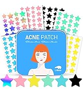 LitBear Acne Pimple Patch, 6 Colors 168 Dots Star Pimple Patches with Tea Tree Oil & Centella Oil...