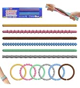 6 Pack Fidget Toys Sensory Sticks,Textured Sensory Toys for Autism,Imagination Sticks for Calming...