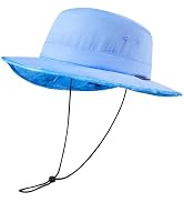 UVSAI UPF 50+ Foldable Sun Hat Patterned Under Brim Bucket Hats for Summer Hiking Fishing Beach S...