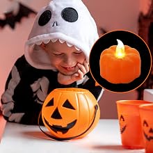 pumpkin tea lights