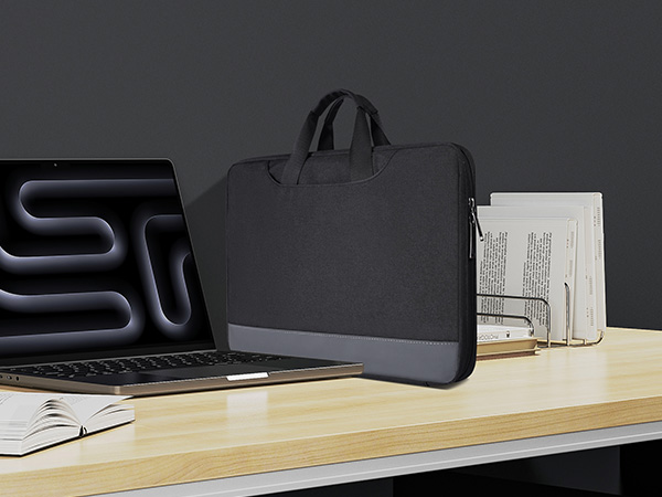 Waterproof Laptop Sleeve Briefcase Men Women Bag with Organizer