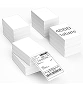 InPoetry 4"x 6" Thermal Shipping Labels, Fanfold 4x6 Thermal Labels, Mailing Address Self-Adhesiv...