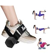 Xuuza 2 Pack Weight Tibialis Trainer, Dumbbell Tib Bar Ankle Leg Extension Strap For Strengthenin...