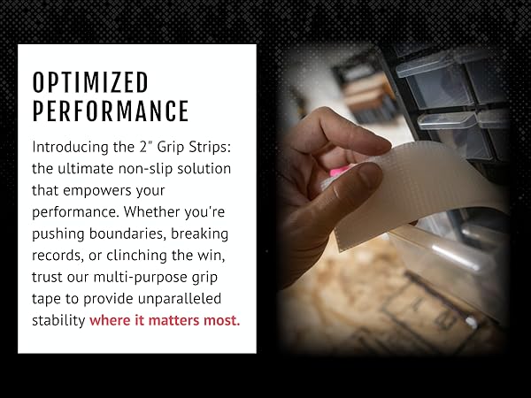 Introducing Grip Strip: The ultimate non-slip solution that enhances your performance.