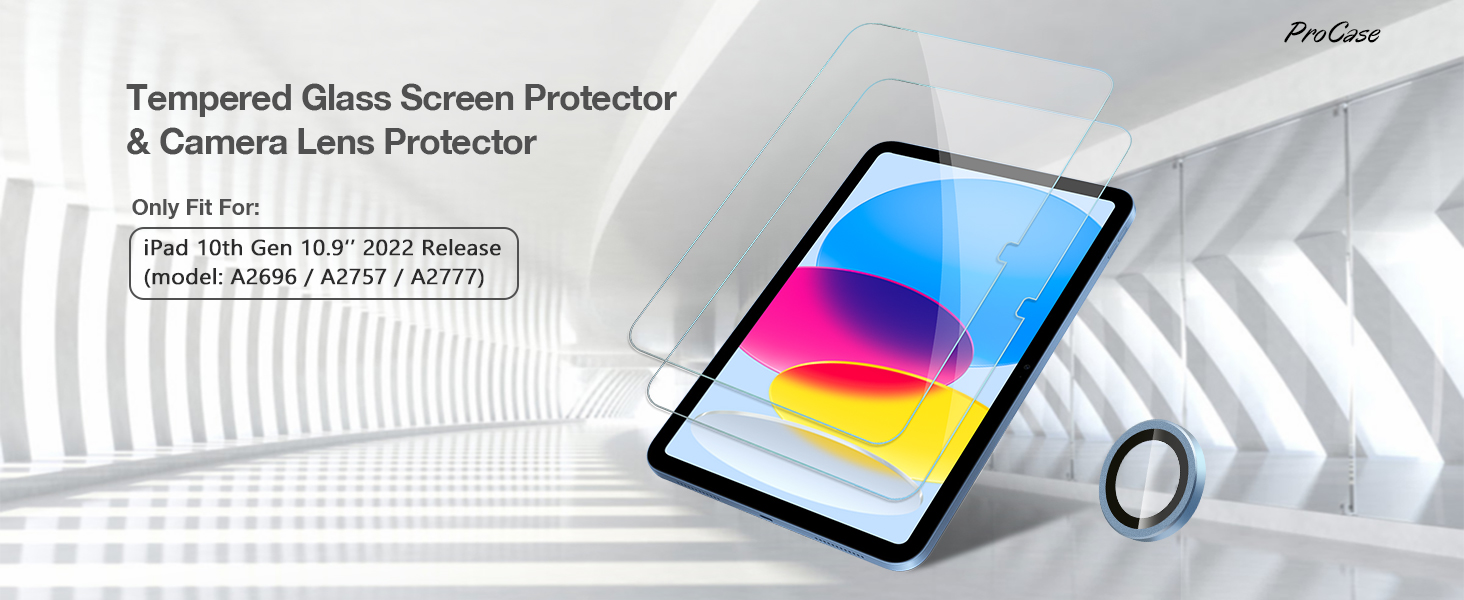 screen orotectors and camera protectors for ipad 10th gen 10.9