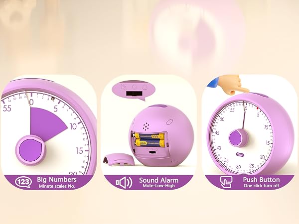 Visual Timer for Kid-Make time fun for kid! Colorful countdowns help children learn and stay on task