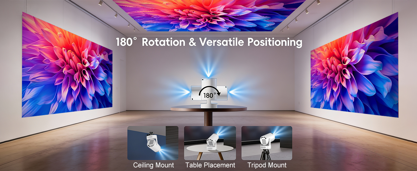 Mini Projector with WiFi and Bluetooth