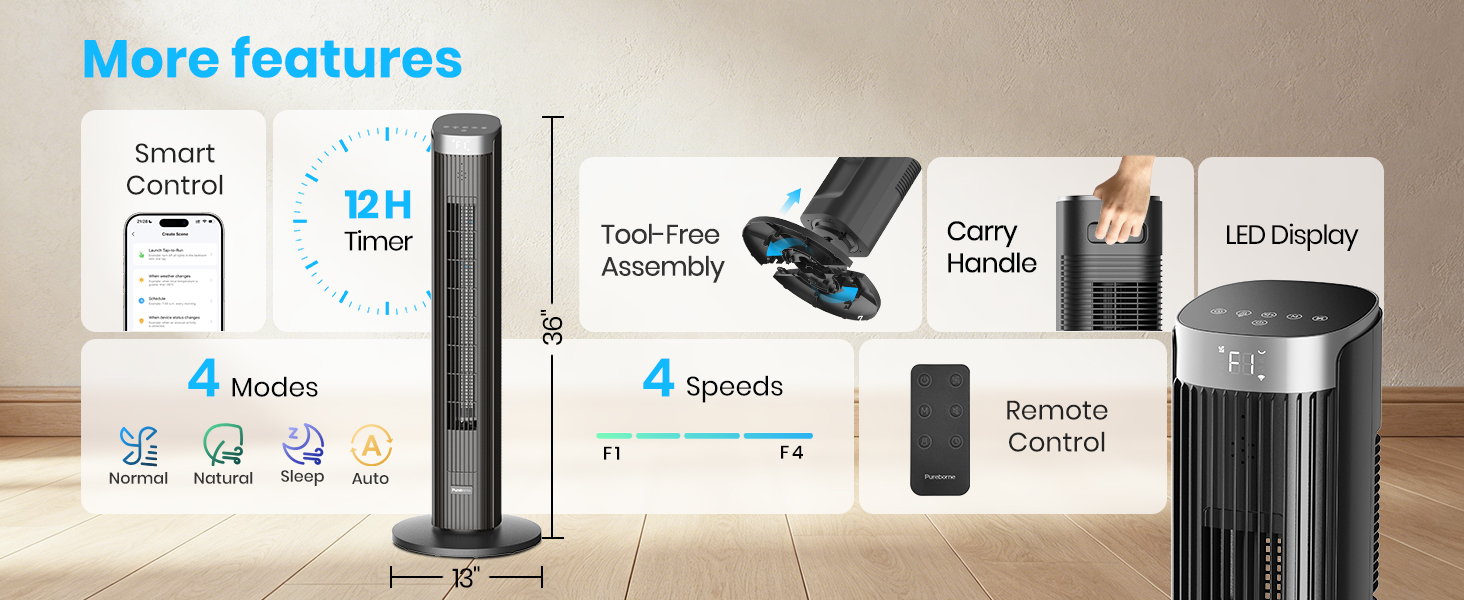Tower fan