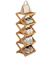 Simcat Shoe Rack for Closet Bamboo Shoe Storage Freestanding Shoe Storage Shelf for Closet, Entry...