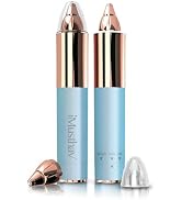 Mini Portable Painless Eyebrow Removal Trimmer for Women, Eyebrow Razor Epilator Pen,18K Gold-Pla...