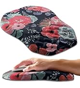 Armanza Ergonomic Slope Mouse Pad Wrist Support with Cross Massage Bulge,Integrated Memory Foam W...
