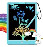 TEKFUN LCD Writing Tablet for Kids, 10-inch Coloring Drawing Pad, Mess Free Doodle Board, Christm...