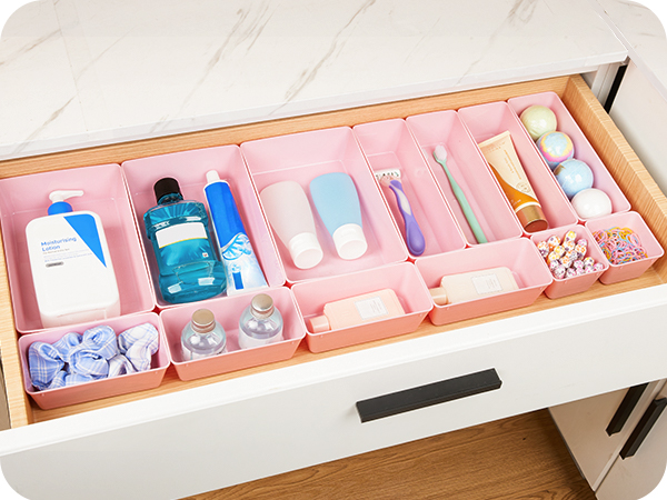 bathroom drawer organizer