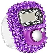 ZGLUZP Electronic Tally Counter with Display, Resettable Portable Electronic Finger Counter for G...