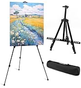 Artisorama Art Painting Artist Easel Stand, Portable Adjustable Easels with Carry Bag,Tripod Disp...