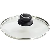7 Inch Pot Lid Tempered Glass Pan Lid - Oven Safe Replacement Glass Lid for Frying Pan Wok Pot Sk...
