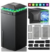 RGB Cooling Fan for Xbox Series X with Dust Filter & 7 RGB LED Light Modes,Auto Fan Speed Adjusta...