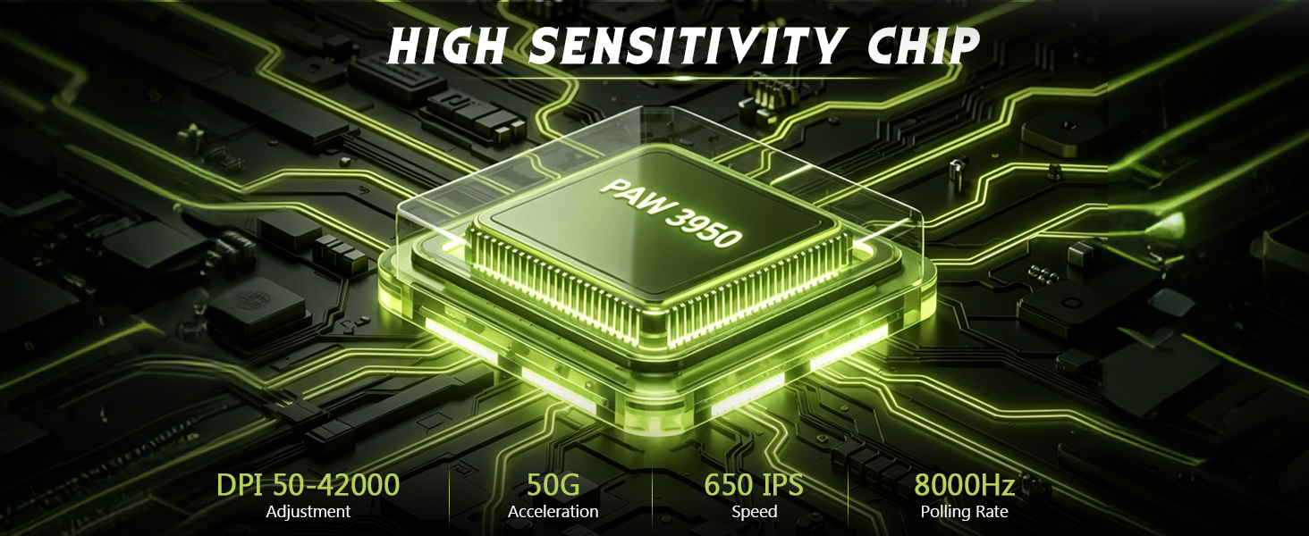 VGN Flagship Esports PAW3395 Chip