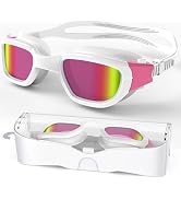 Zeligerstar Polarized Swimming Goggles, Unisex Adult Swim Goggles Anti Fog Anti UV Wide View Pool...