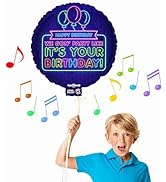 BEST PARTY EVER! Tune-A-Loons Singing Happy Birthday Balloon - Giant 27" Mylar Balloon Sings "In ...