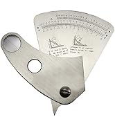 RIVERWELD Fan-shaped Welding Gauge Gage Welding Test Ulnar Inspection HJC-100 Type