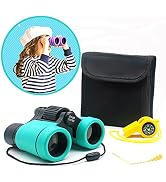 Kids Binoculars Best Gifts for 3-12 Years Boys Girls High-Resolution Optics Shockproof Mini Compa...