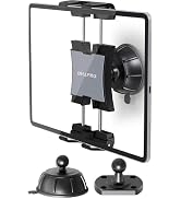 OHLPRO Tablet Wall Mount Holder,360° Rotating iPad Wall Mount Holder with Suction Cup & Screw Hol...