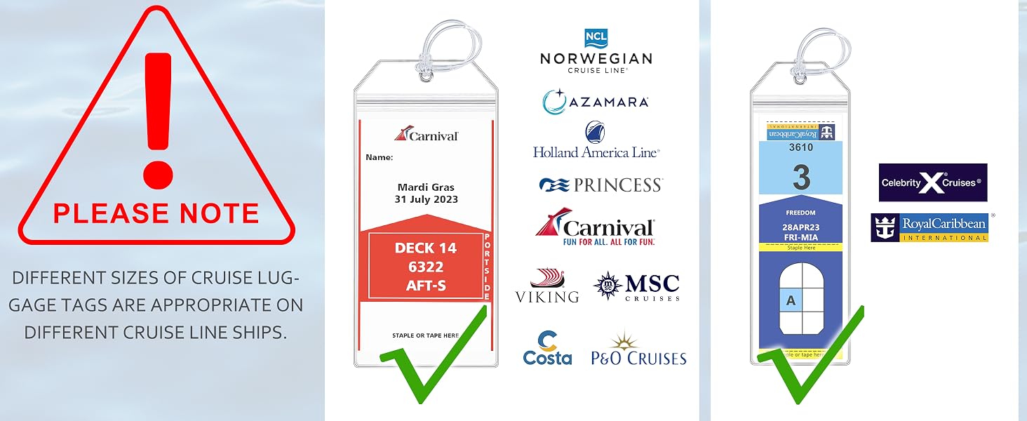 CRUISE LUGGAGE TAG