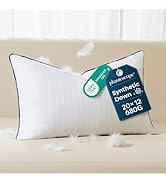 Phantoscope 12x20 Synthetic Down Alternative Pillow Inserts, Handmade Down Pillows Insert Sleepin...