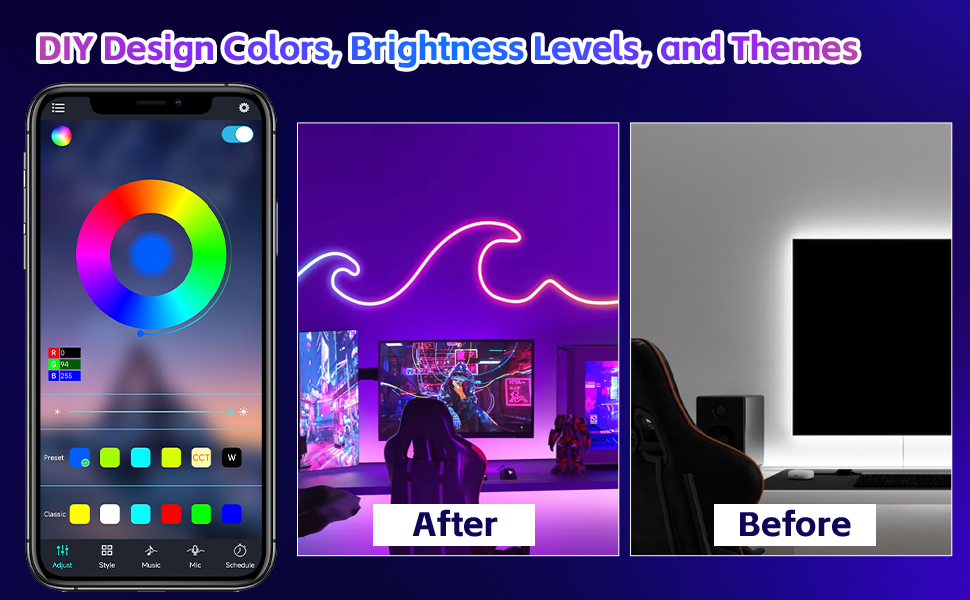 RGB LED Strip Lights