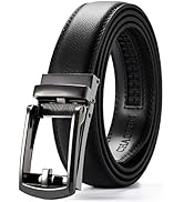 CHAOREN Mens Dress Belt - Ratchet Belt Leather 1 1/4" Comfort Click - Perfect Companion to Mens D...