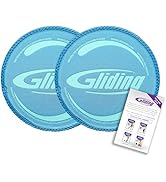 Gliding Discs for Working Out - Exercise Sliders for Carpet & Hardwood Floors 1 Pair, Authentic W...