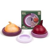 Food Huggers Onion Hugger - Onion Storage & Saver BPA Free Silicone Snug Fit Containers Perfect H...