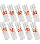 NEXCOVER 18 Inch Stretch Wrap - 1500 Feet | 60 Gauge, 10 Roll Clear Plastic Self-adhering Stretch...