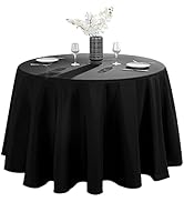 VidaFete 70inch Round Tablecloth Polyester Table Cloth,Stain Resistant and Wrinkle Polyester Dini...