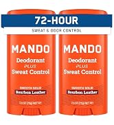 Mando Antiperspirant Deodorant Sweat and Odor Control for Men – Extra Strength Smooth Solid Stick...